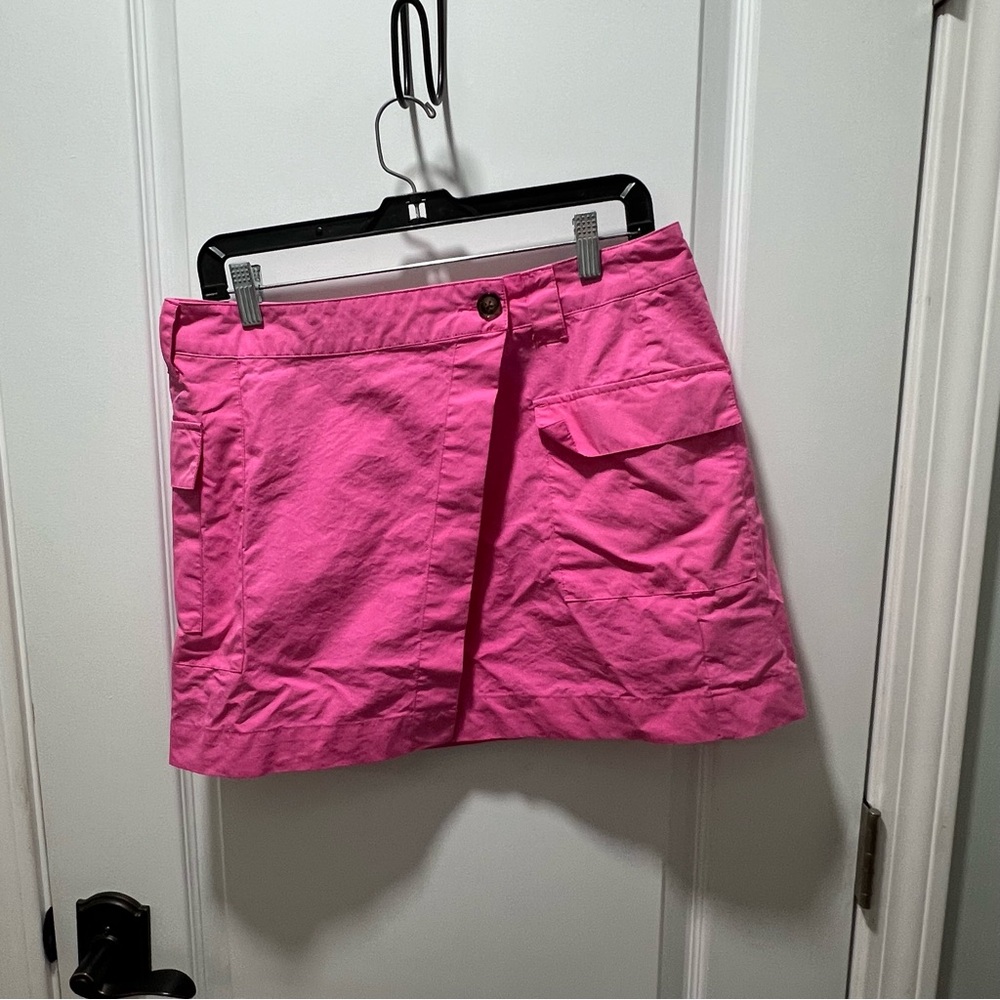Hot Pink Future Collective Mini Cargo Skirt Size 10